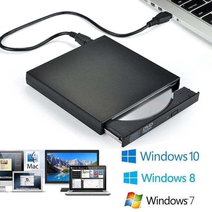 Jual Drive Optik Eksternal USB 2.0 Slim, Kombo DVD, Pemutar ROM ...