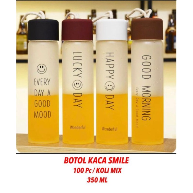 Jual Botol kaca smile | Shopee Indonesia
