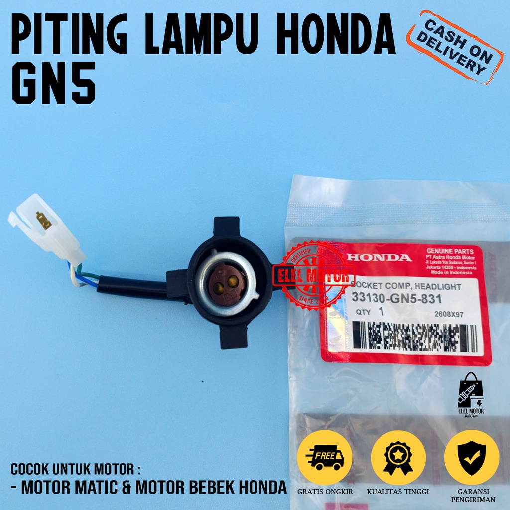 Jual Fiting Lampu Depan Pitting Lampu Fitting Lampu Honda Socket Cord Assy Socket Lampu