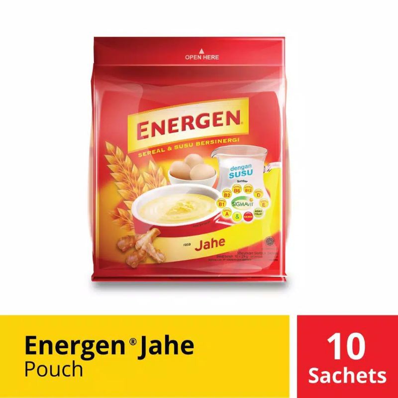 Jual ENERGEN Jahe (10 sachets) | Shopee Indonesia