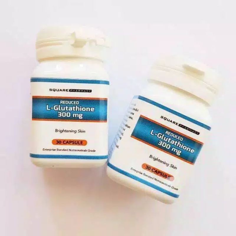 L- Glutathione Reduced 300mg Pemutih Badan & Kulit Asli Original- Pemutih  Wajah Herbal Alami Terbaik