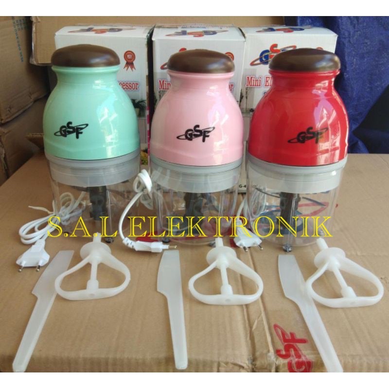Jual Chopper Mini Blender Kapsul Penggiling Daging GSF 4077 | Shopee ...