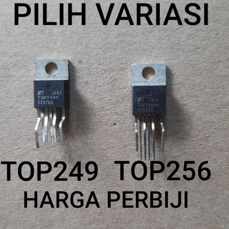 Jual IC TR TRANSISTOR POWER TOP256YN / TOP245 / TOP246 TOP 245 TOP245YN ...