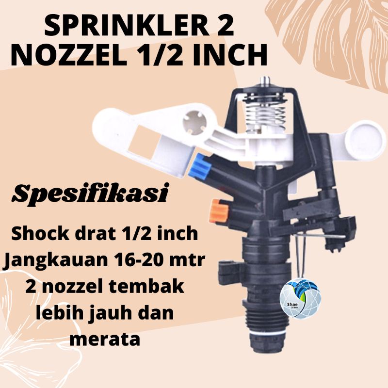 Jual Sprinkler Putar 360 Derajat untuk Irigasi Taman Springkler Irigasi ...