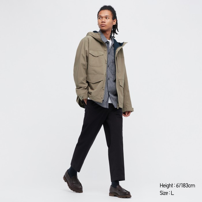 Jaket uniqlo parka online