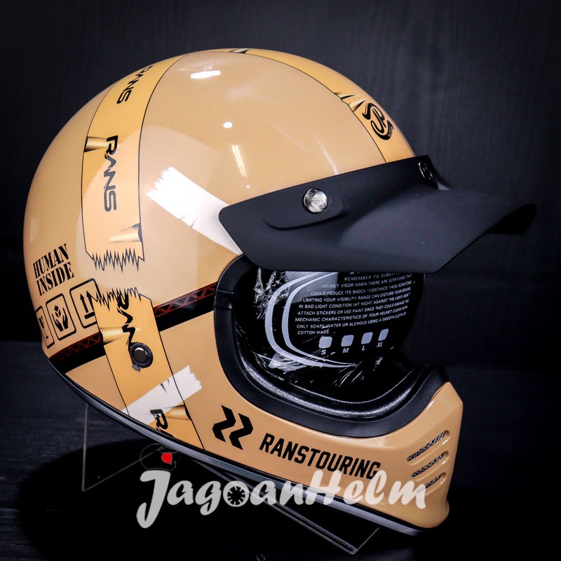 Jual PX HELM JP SIGNATURE HUMAN INSIDE RANS SE | CAPUCCINO GLOSS ...