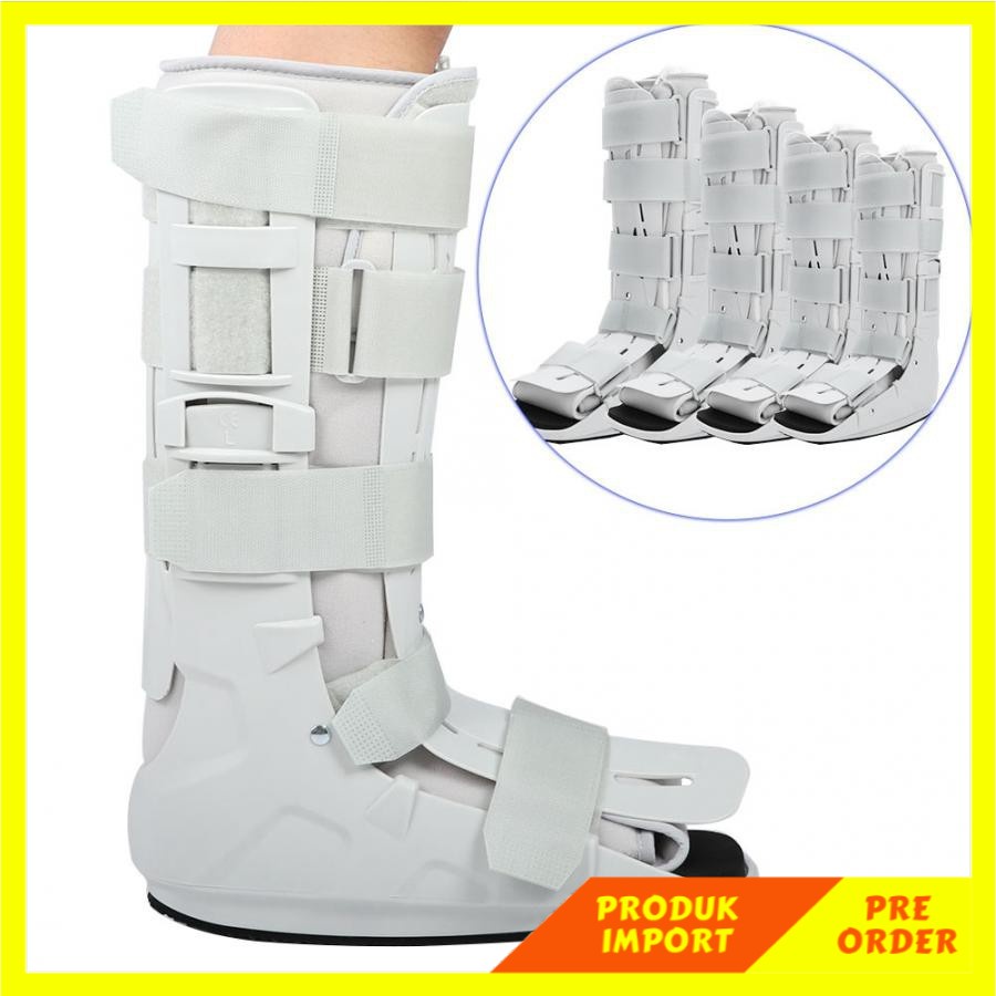 Jual Preorder Foot Care Foam Pneumatic Walking Boot Ankle Strap Support