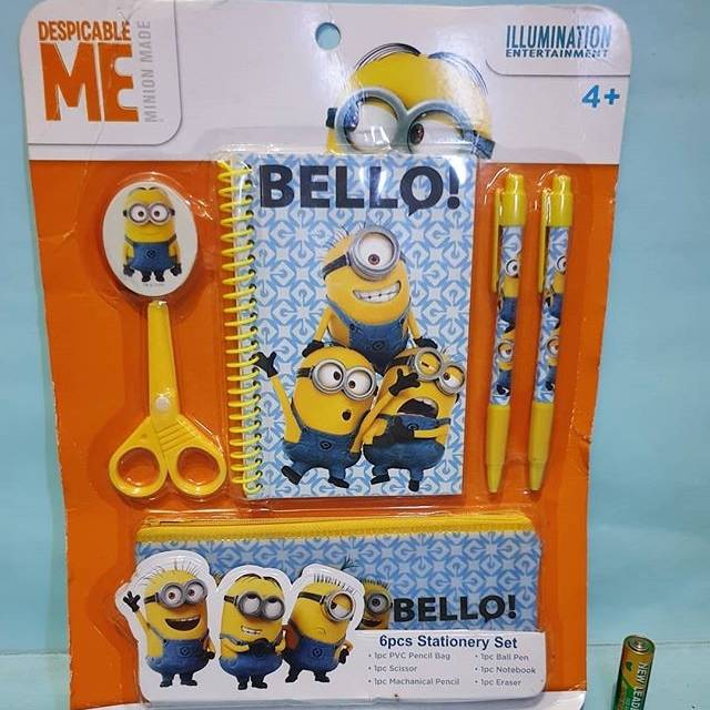 Jual Stationery Set Minion Despicable Me | Shopee Indonesia