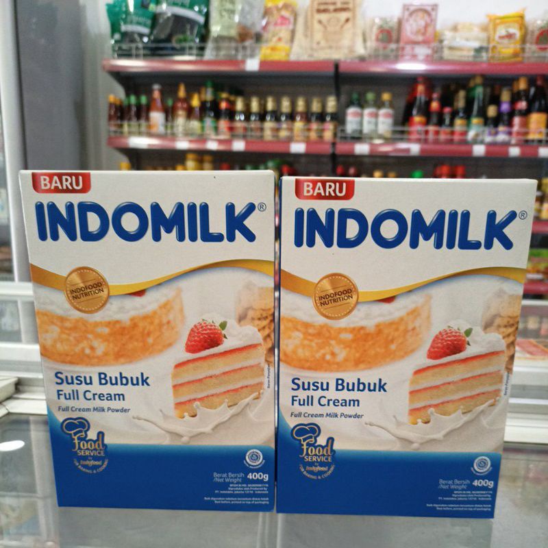 Jual Indomilk Susu Bubuk Full Cream 400gr | Shopee Indonesia