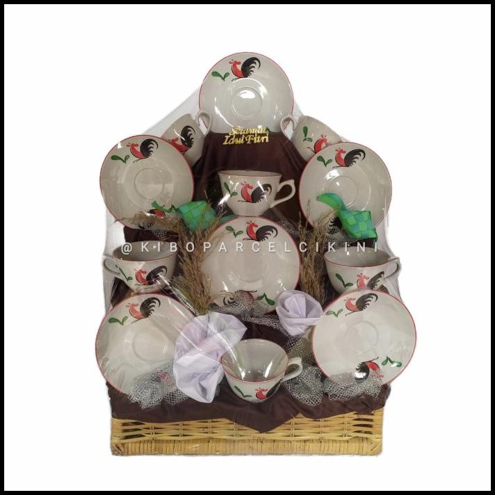 Jual Parcel Lebaran Parcel Pecah Belah Tea Set 12pcs Ayam Jago Shopee Indonesia 4168