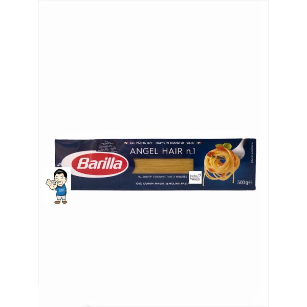 Jual Barilla Angel Hair no 1- Spagheti Pasta 500 gr | Shopee Indonesia