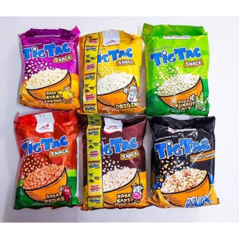 Jual TIC TAC RENCENG isi 10 / KACANG RENCENG / PILUS RENCENG / SNACK ...