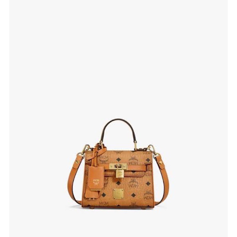 Mcm heritage hot sale satchel