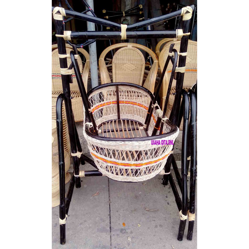 Jual ayunan bayi rotan gantung / Ayunan anak baby / rattan swing