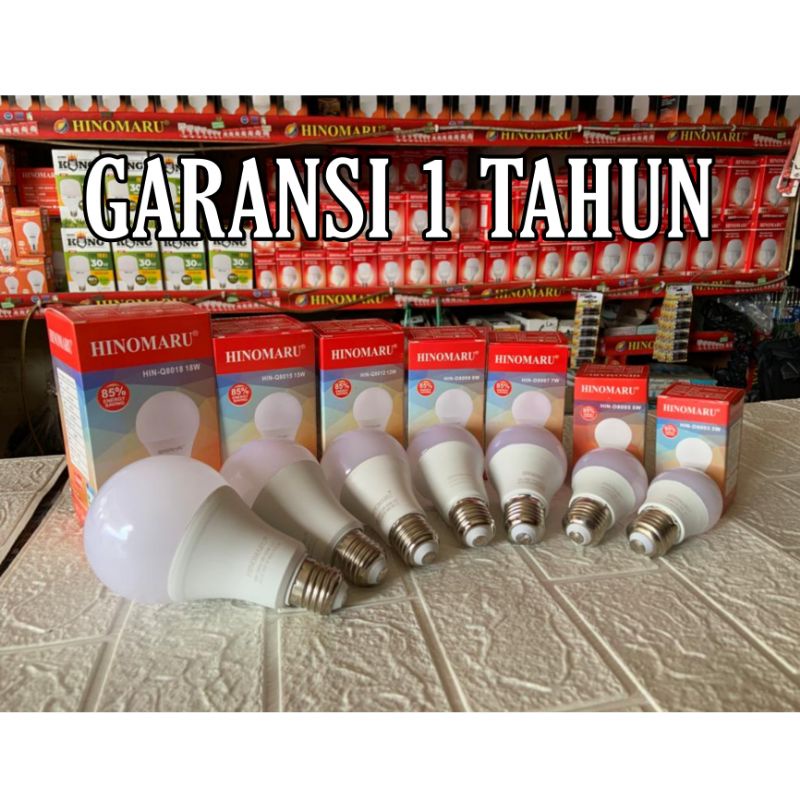 Jual Lampu Led Hinomaru 3w 5w 7w 9w 12w 15w 18w 6500k Putih Cool