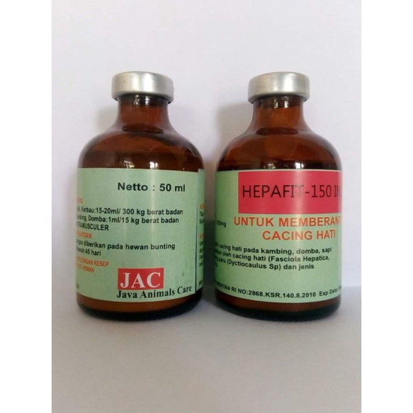 Jual HEPAVIT-150 Inj. Untuk Memberantas Cacing Hati | Shopee Indonesia