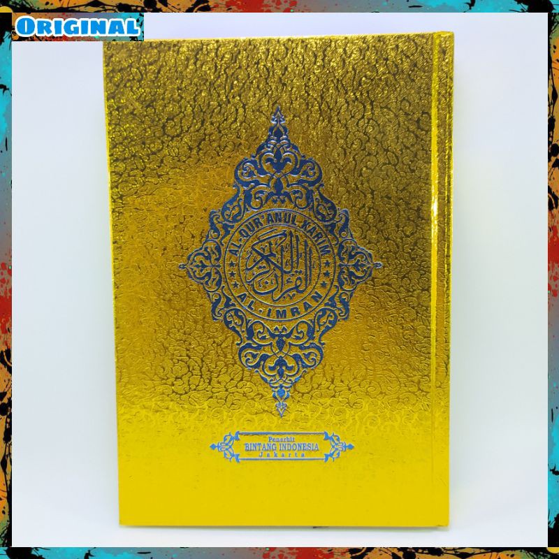 Jual Al Quranul Karim Mushaf Al-Imron Original Lebar Pilihan Warna Emas ...