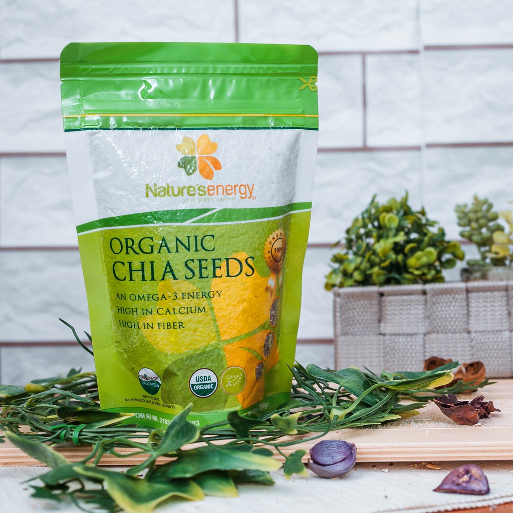 Jual Nature's Energy Organic Black Chia Seed Peru 500g Shopee Indonesia