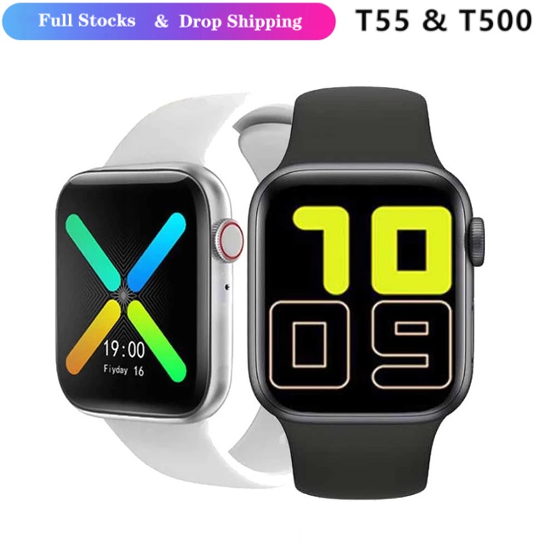 Jual Smart Watch T500/ T55 Original Double Strap Jam Pintar Bisa Telfon ...