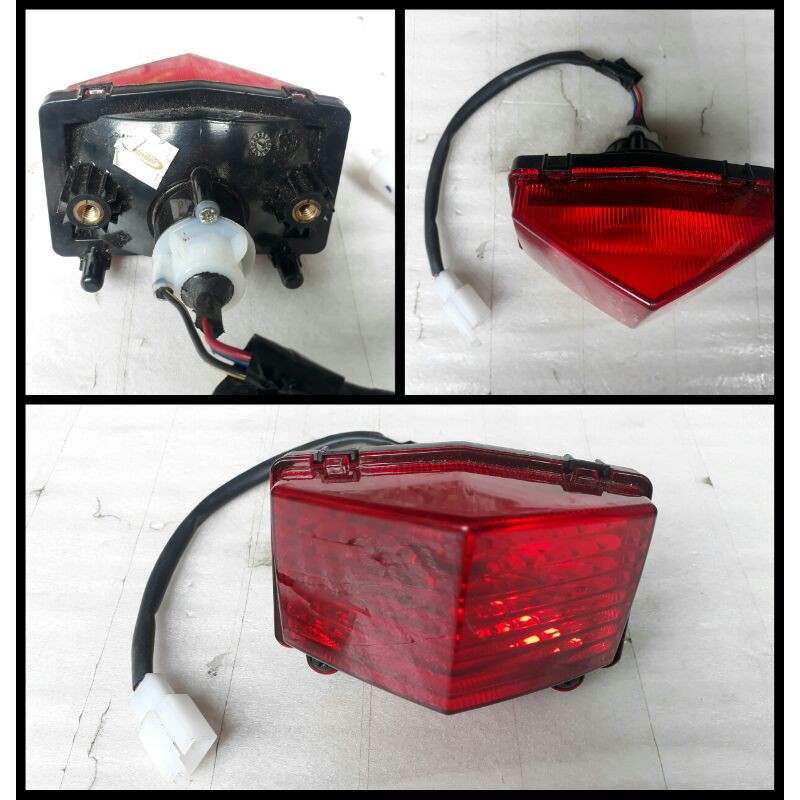 Jual Mika Kaca Stop Lamp Lampu Belakang Lengkap Kawasaki Klx D Treker