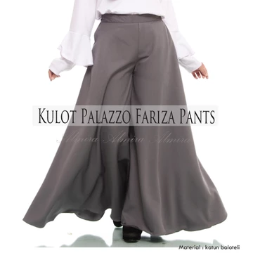 Celana Kulot Payung Mayung Lebar Wanita Panjang Premium Cullote Cullotes Fariza Palazzo Pants