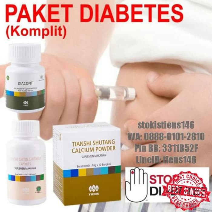 Jual BANTING HARGA Paket Diabetes Calcium Shutang & Chitin Chitosan ...