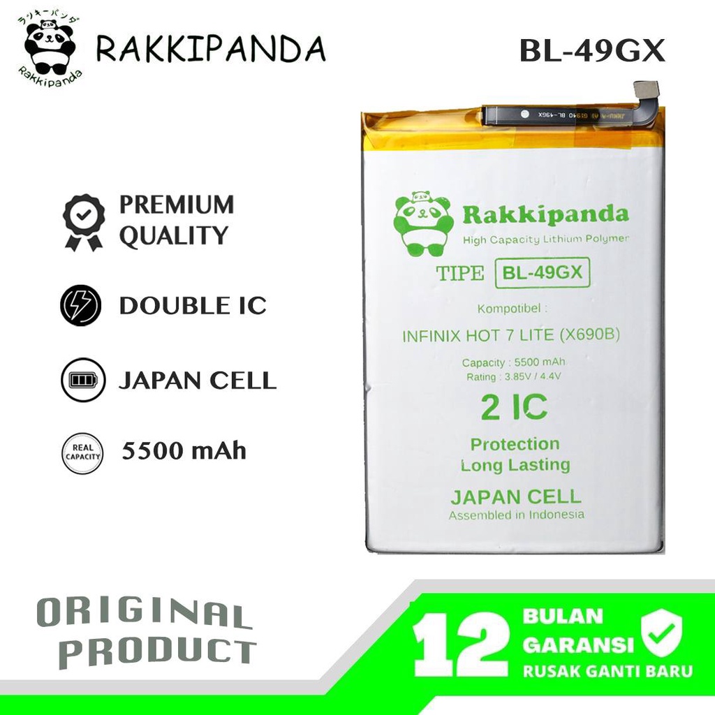 Jual RakkiPanda - BL-49GX Infinix Hot 7 Lite X690B/Hot 11s NFC X6812B ...