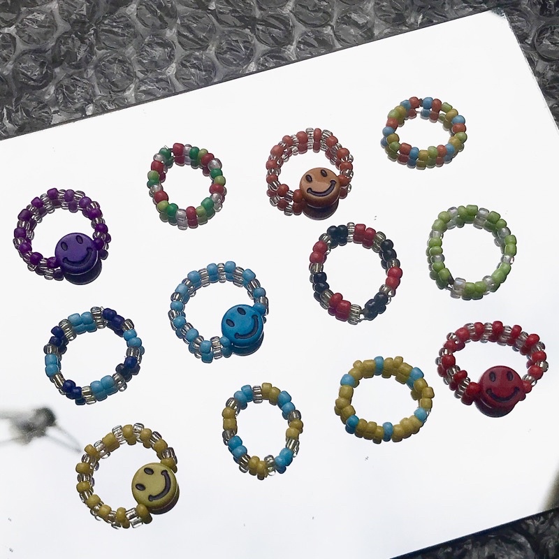 Jual (Part 1) Beads Ring Cincin Manik (BACA DESKRIPSI) | Shopee Indonesia