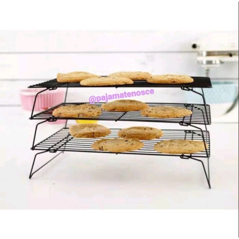 Jual Cooling Rack 3 Tier Rak Pendingin Kue Kering Cake Roti Donut ...