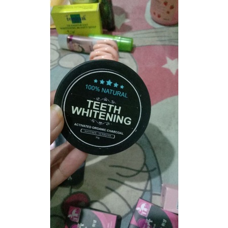Jual PEMUTIH GIGI/ TEETH WHITENING 30 gr ACTIVED CHARCOAL POWDER ...