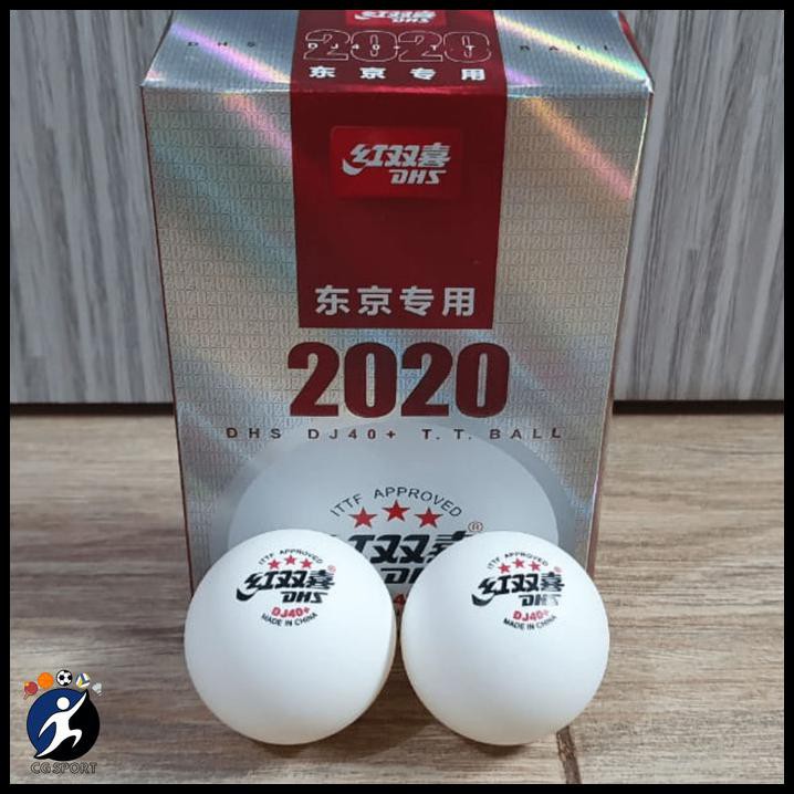 Jual Bola Pingpong Dhs 3 Star Dj40+ Tokyo 2020 Original | Shopee Indonesia