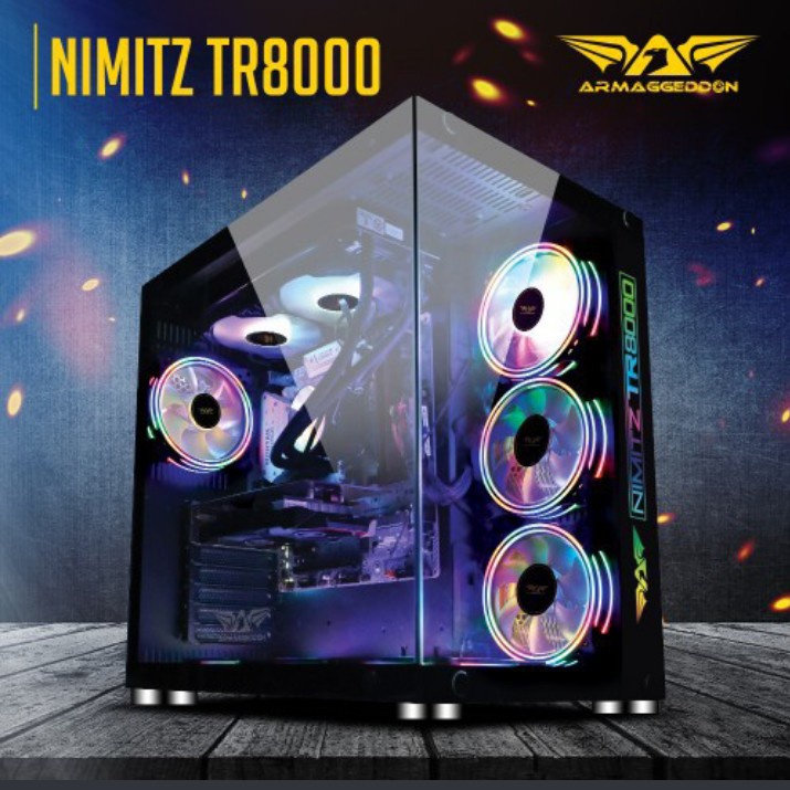 Jual Casing Powerlogic Armaggeddon Nimitz TR8000 - Black | Shopee Indonesia