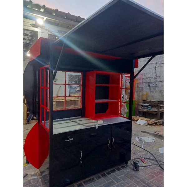 Jual Gerobak / booth kebab, burger , roti panggang dll serbaguna ...