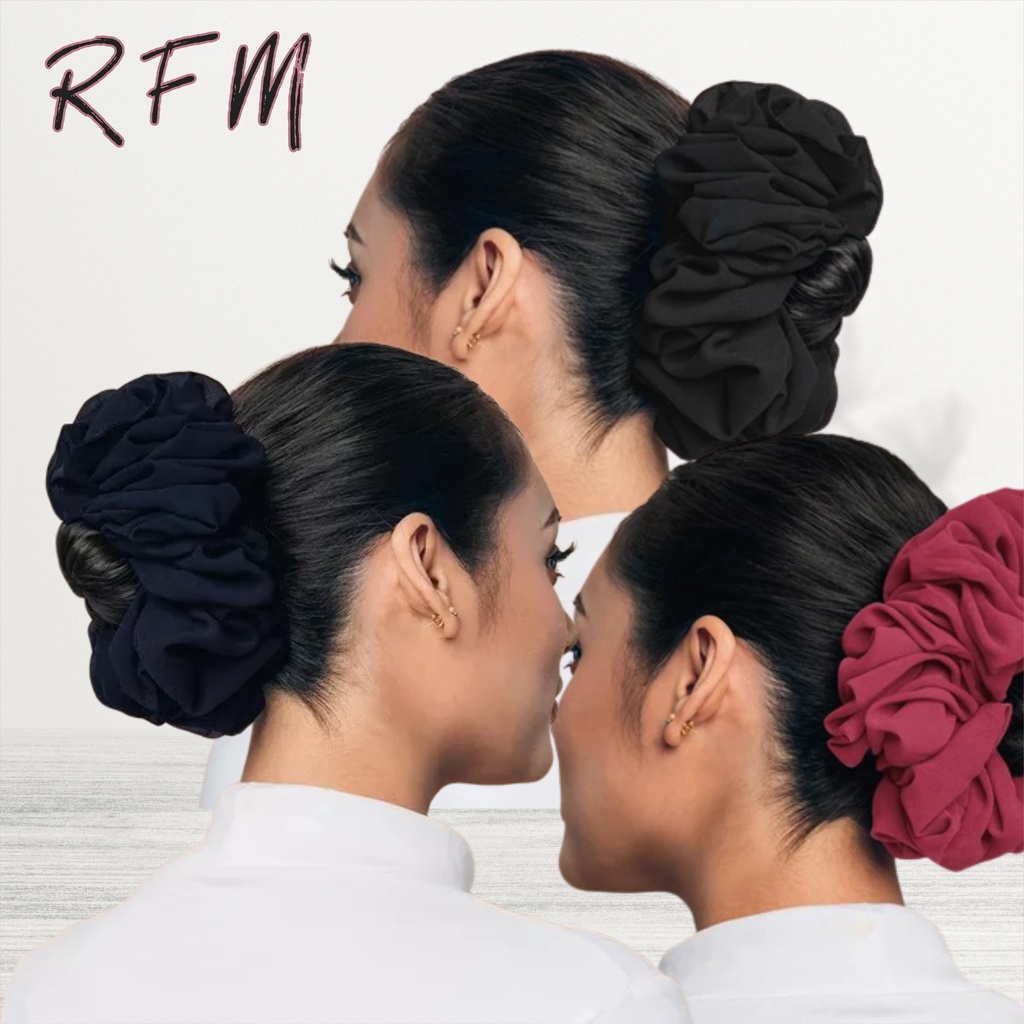 Jual SCRUNCHIE IKAT RAMBUT HIJAB VARIANT SIZE | Shopee Indonesia