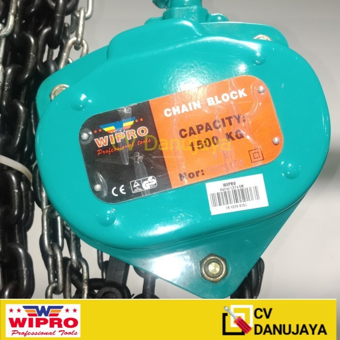 Jual RANTAI Katrol Chain Block 1.5Ton x 3Meter Wipro | Shopee Indonesia