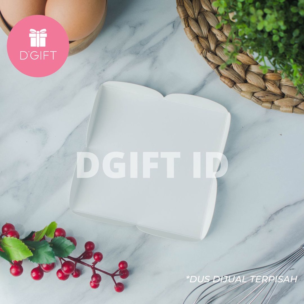 Jual 10pcs-Alas Kue Chiffon Tatakan Tray Mini Cake Cakeboard Tart ...