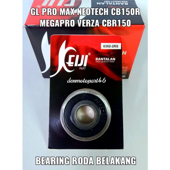Jual Bearing Laher Laker 6302 / Bantalan Roda Belakang Motor GL PRO ...