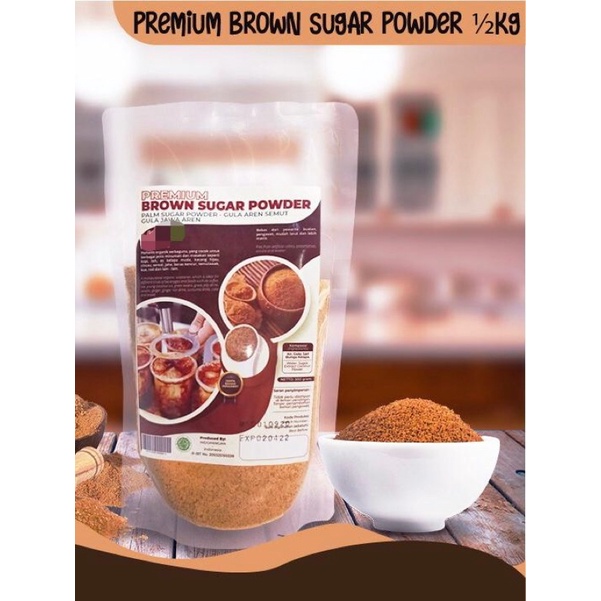 Jual Brown Sugar Powder - Gula Aren Bubuk Premium 500 gram | Shopee ...