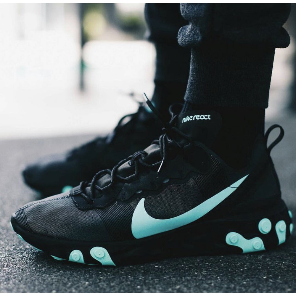 Jual SEPATU MURAH NIKE REACT ELEMENT 55 'JADE' / RETAIL QUALITY