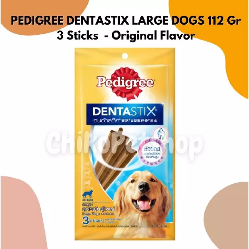 Jual PEDIGREE Dentastix DOGS 3 Sticks Dog Treat Snack Anjing 112