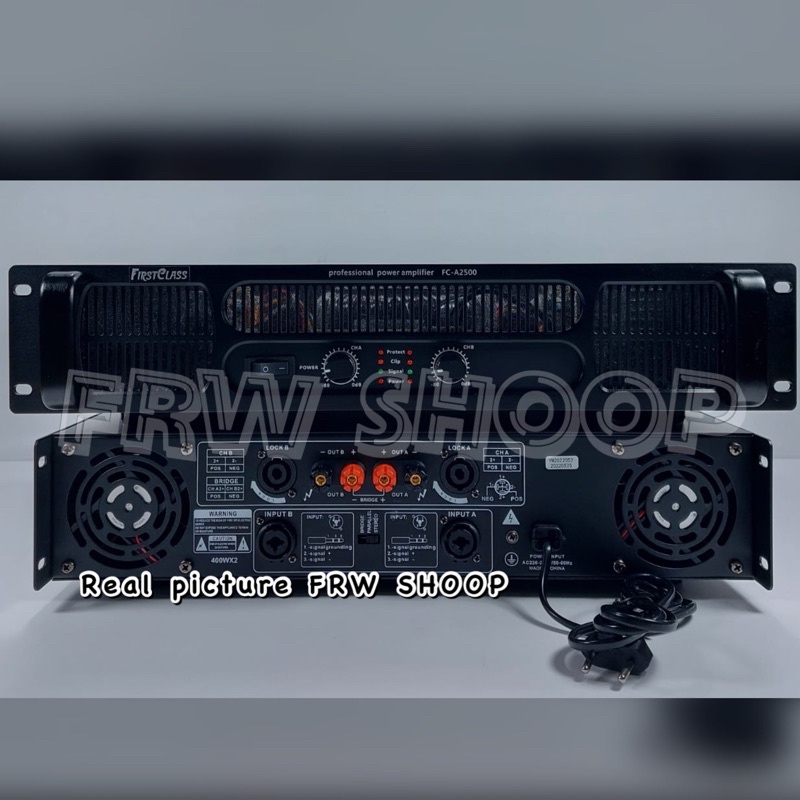 Jual power amplifier firstclass fca 2500 / fc a 2500 / FCA 2500 ...