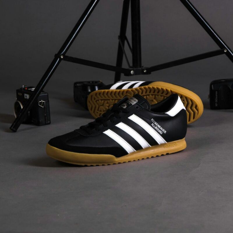 Jual Adidas Beckenbauer Black White Sole Gum Shopee Indonesia