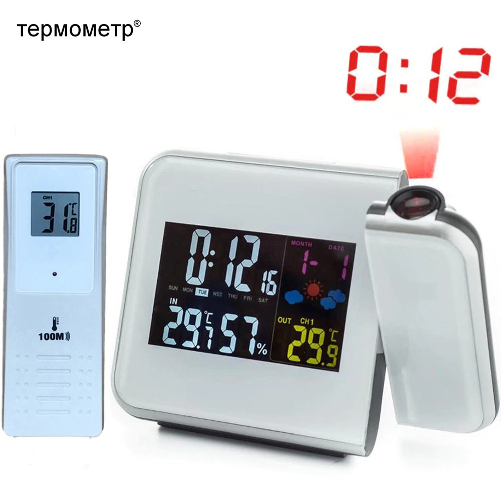 Jual Digital Weather Station Wireless RCC Radio Controlled Time Alarm ...