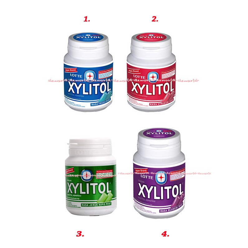 Jual Lotte Xylitol Rasa Freshmint Stroberi Jeruk Nipis 58gr Permen