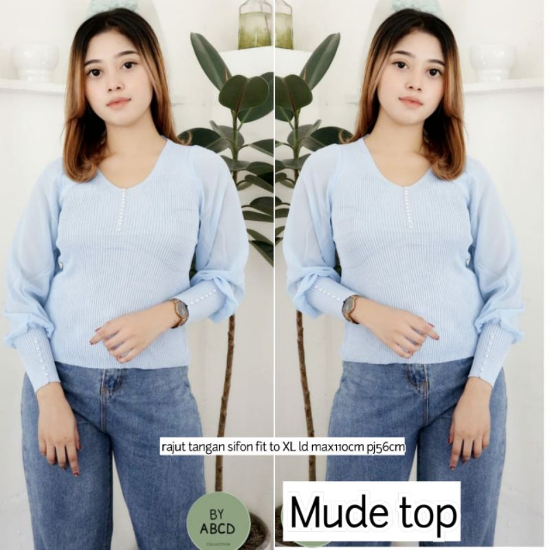 Jual MUDE TOP BAJU WANITA BAHAN WANITA | Shopee Indonesia