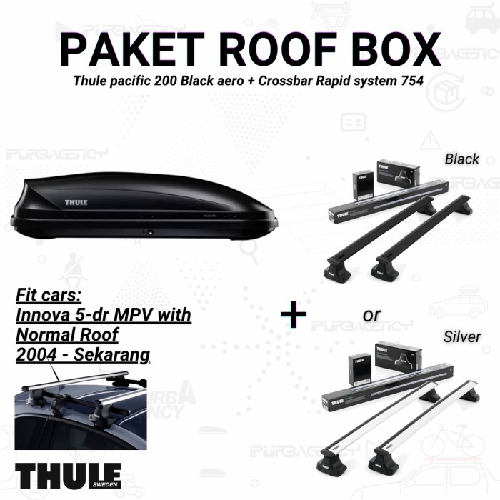 Harga thule roof discount box