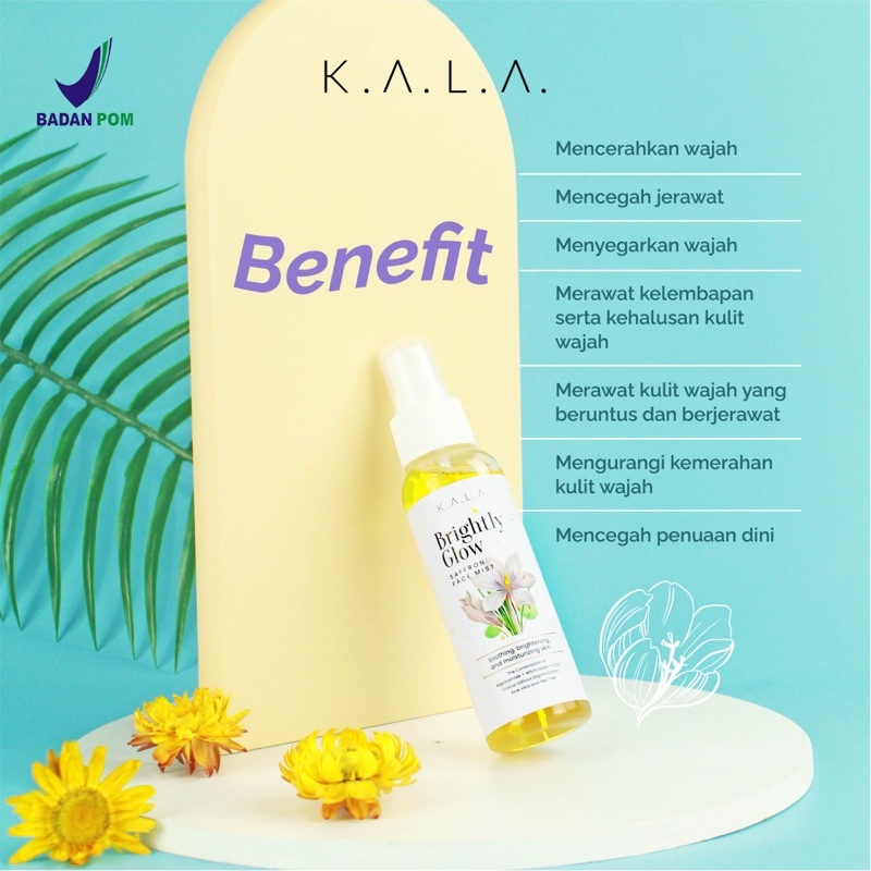 Jual [BPOM] KALA Face Mist Saffron 100ml Shopee Indonesia