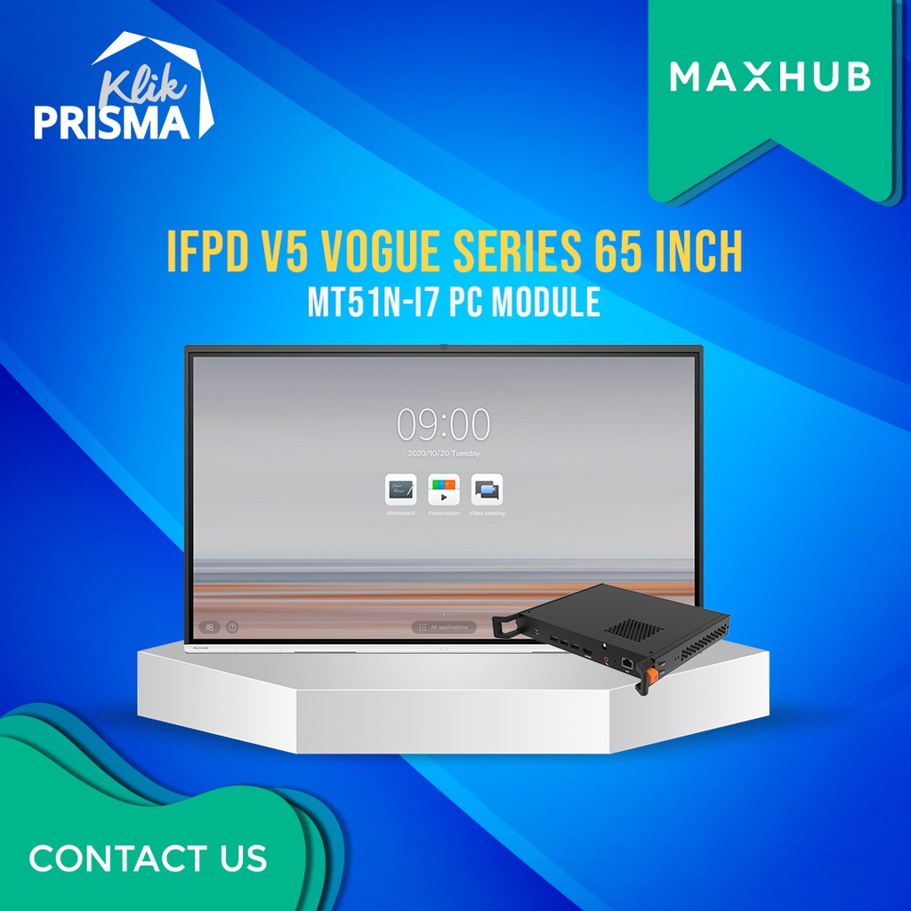 Jual MAXHUB IFPD V5 VOGUE SERIES 65 inch with i7 PC Module | Shopee ...