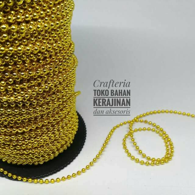 Jual Parel / monte lada renteng 3mm (10 meter) | Shopee Indonesia