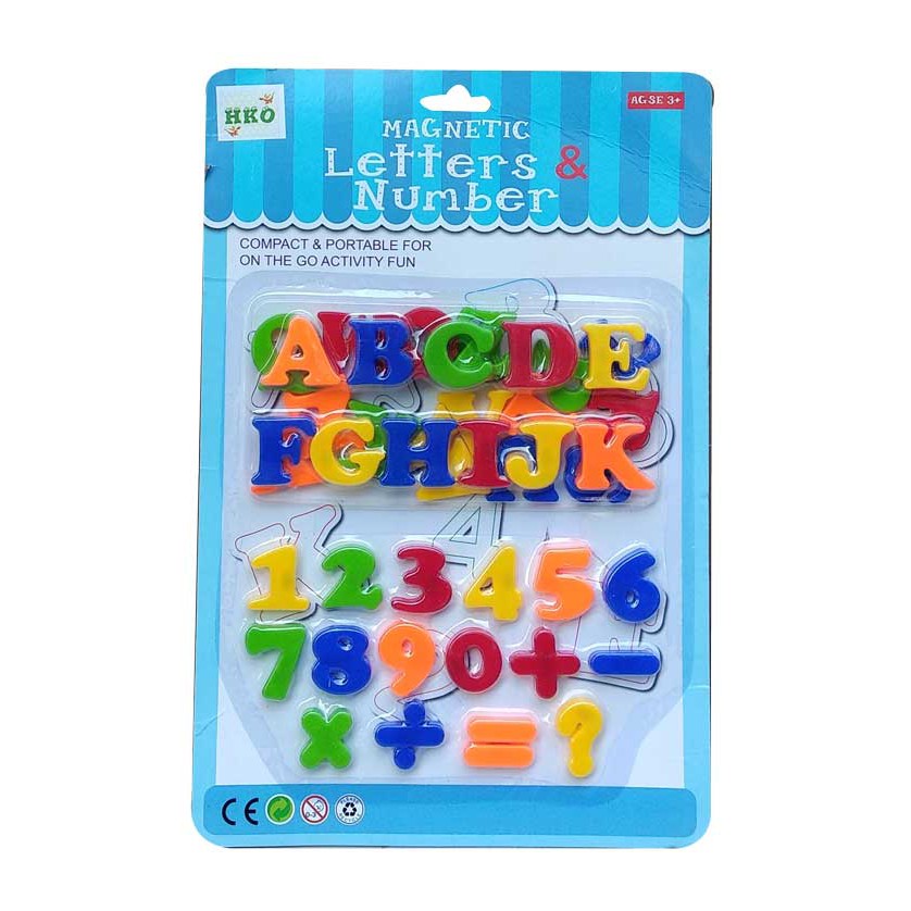 Jual BELAJAR MENGENAL HURUF DAN ANGKA MAGNET MAGNETIC LETTERS & NUMBER ...
